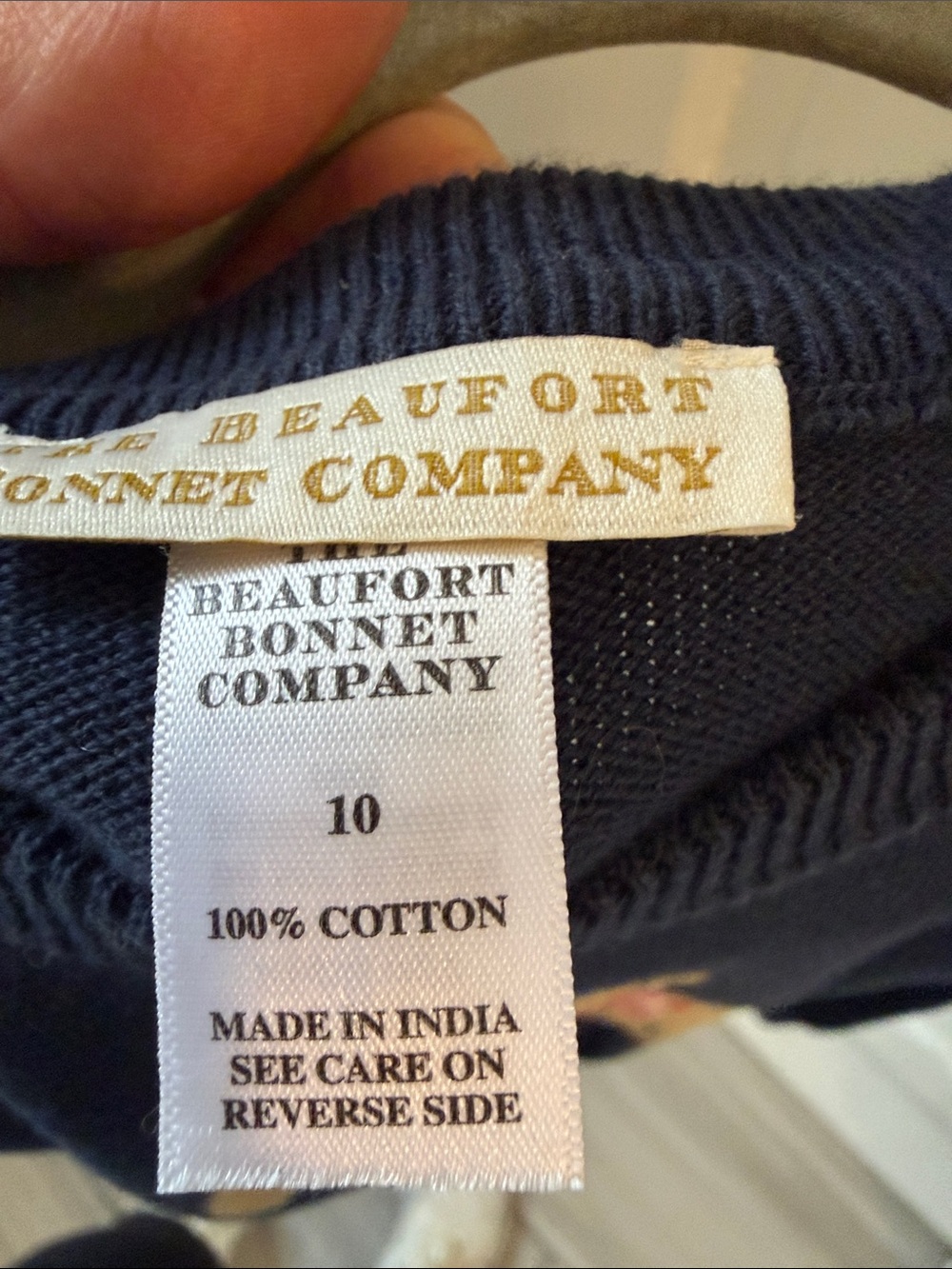 The Beaufort Bonnet Company Navy Sweater and Little English Blue Sweater - Picture 7 of 10